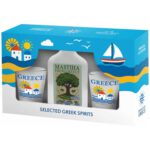 TB010 | Gift Box Λικέρ Μαστίχα – Το "Δάκρυ" της Χίου σε ένα Δώρο για Δύο